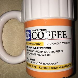 Prescription coffee mug